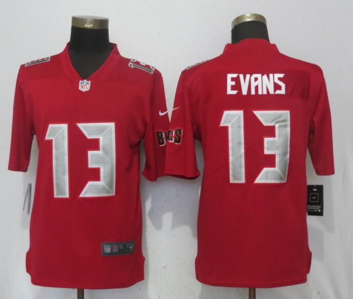 Men Tampa Bay Buccaneers #13 Evans Navy Red Nike Color Rush Limited NFL Jerseys->new york jets->NFL Jersey